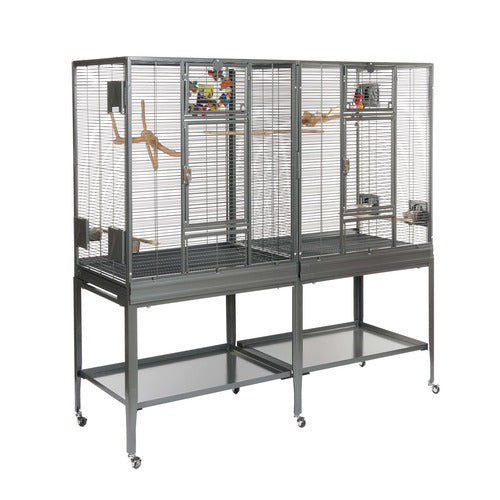 1020 - Double Flight Cage