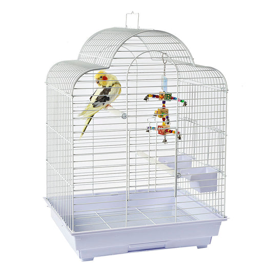 1875 - Brasilia White Cage (Box of 2)