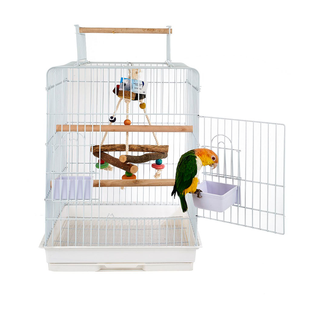 1701 - Santa Monica White Cage (Box of 2)