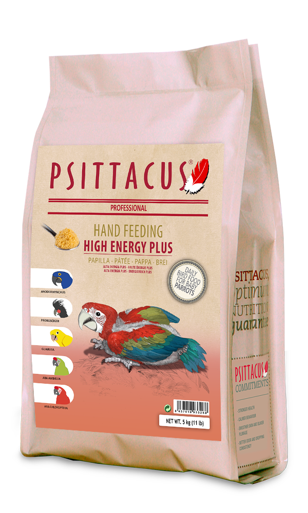 7812 - PSITTACUS HIGH ENERGY PLUS HAND FEEDING 5KG