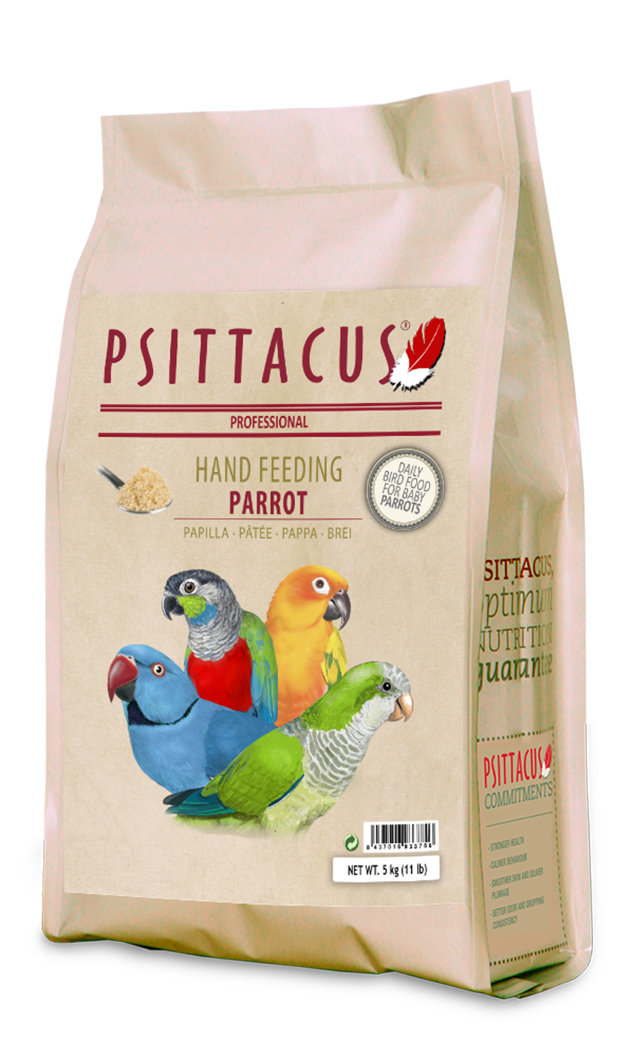 7810 - PSITTACUS PARROT HAND FEEDING 5KG