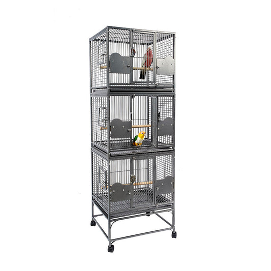 2701 - Parrot Triple Cage