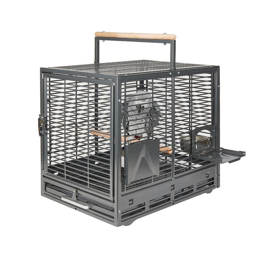 1027 - Safari Travel Cage Antique