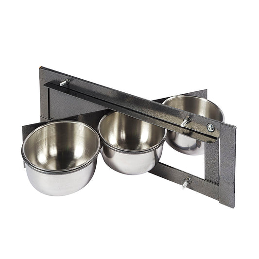 1004 - Triple Swing Feeder 4 Inch Bowl