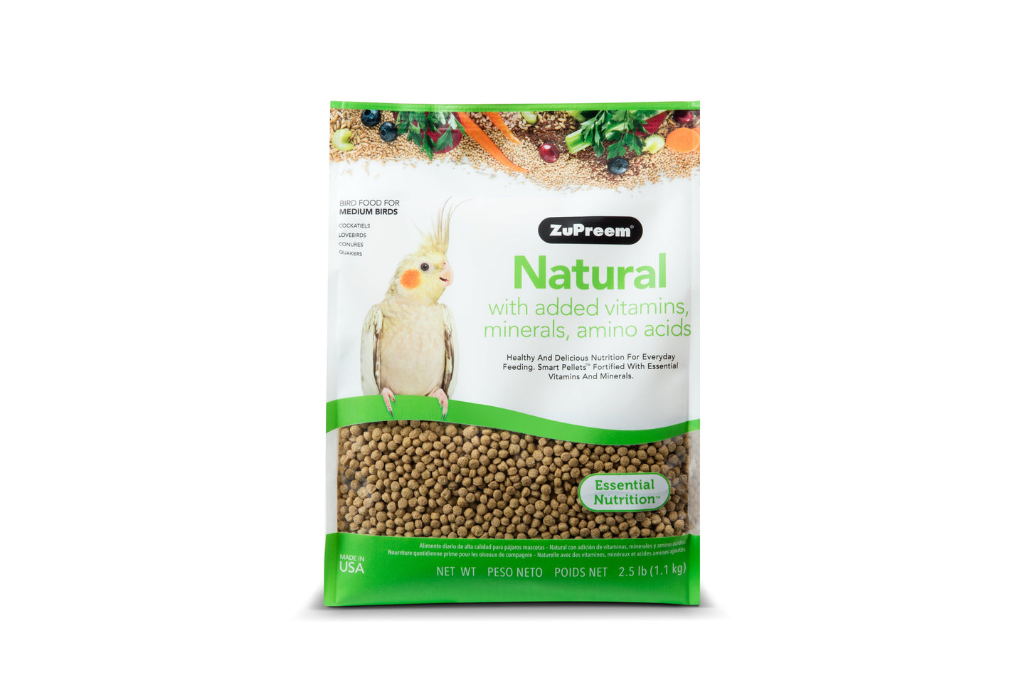 7442 - Zupreem Natural Medium 2.25lb